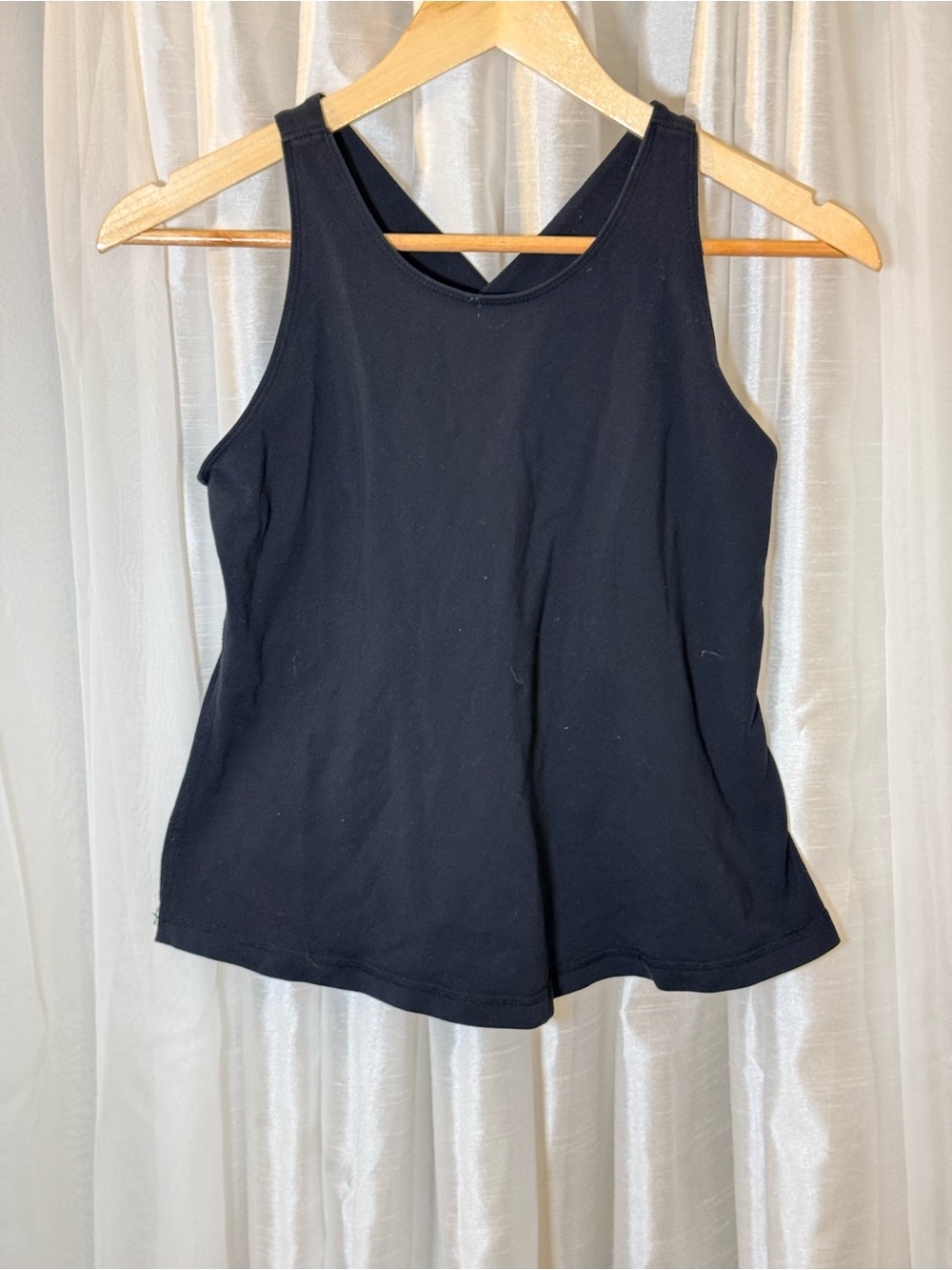 lululemon athletica Black Cross-Back Tank